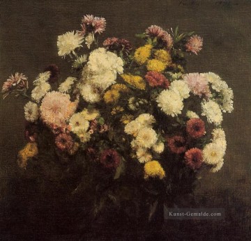  blume galerie - Große Blumenstrauß aus Crysanthemums2 Blumenmaler Henri Fantin Latour